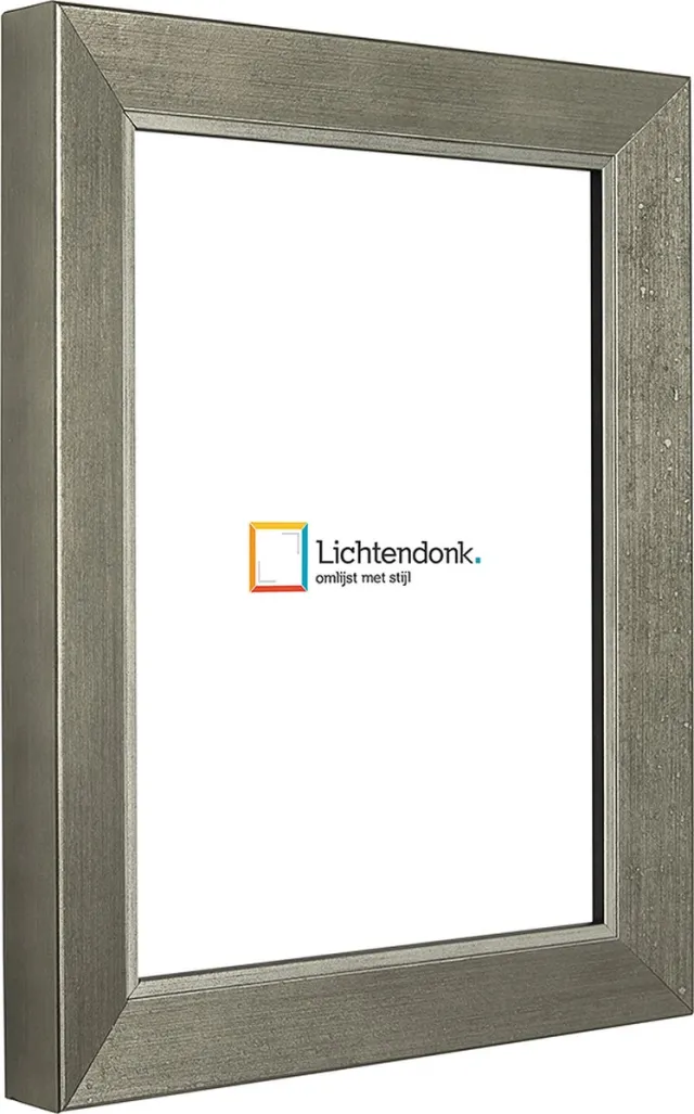 Lichtendonk Fotolijst - Chique Antraciet - Fotomaat 18x18 - Ontspiegeld ACRYLITE® - Art.nr. 10573418183