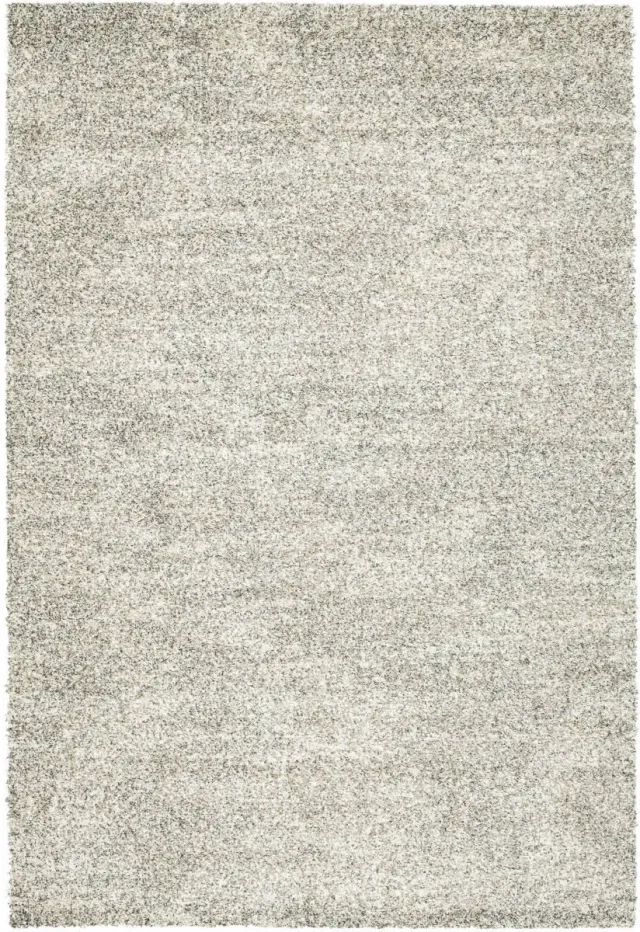 Tapis Home Tapison Home Camel Vloerkleed - Ø 120 cm - Grijs - Rechthoekig, Rond - Polypropyleen - Woonkamer - Gespikkeld - Shaggy - Hoogpolig, Landelijk, Modern