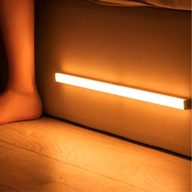 Heuts Goods Nachtlampje met bewegingssensor - Wandlamp - Wandlamp Binnen - USB Oplaadbaar - Magnetische Montage - LED Licht - Inclusief Oplaadkabel - Warm Wit Licht - 21CM