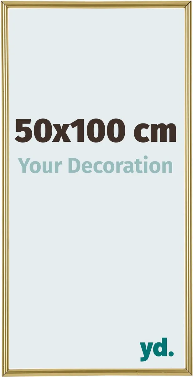 yd. Your Decoration - Fotolijst 50x100 cm - Kunststof - Goud - Annecy