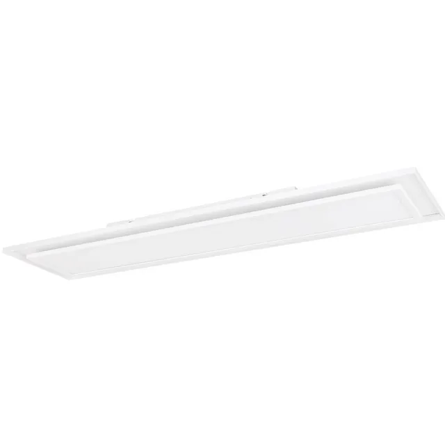 Globo LED plafondpaneel kleurwissel plafondlamp afstandsbediening opbouw, CCT, RGB LED 24W 1460lm 2700-6500K, L 85 cm Wit