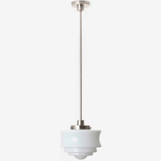 Coloured by Art Hanglamp Nordic 20's Matnikkel - Art Deco Trade