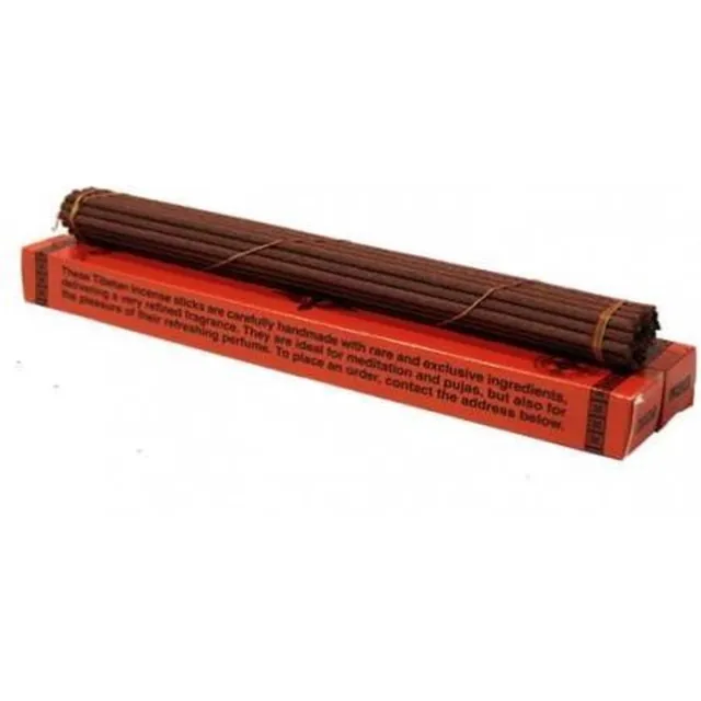 Phoenix Import Mani Bhadra Yogi & Yogini naturals Wierook Tibetaans traditionele kruiden in rode doos Rood