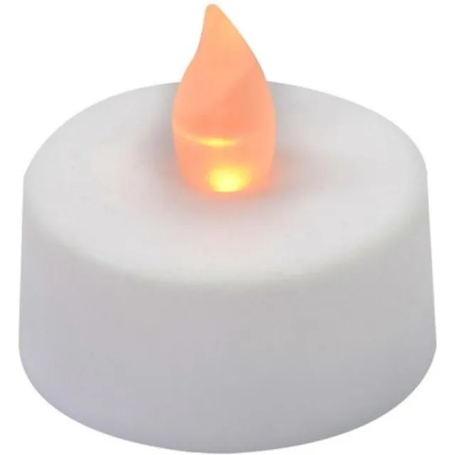 Grundig LED theelichtjes - 16x stuks - kunststof waxinelichtjes Wit