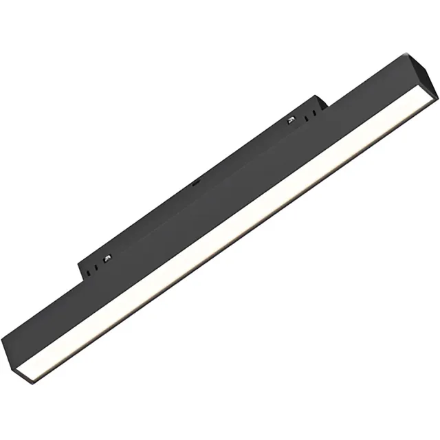 Qualu 48V Magnetische Lineaire LED Railverlichting - Lijnverlichting - Kingtron Magni Smart - Tuya Smart Tracklight - Dimbaar - 10W 600lm 120D - Aanpasbare Lichtkleur 3000K-4000K-6000K - Zwart