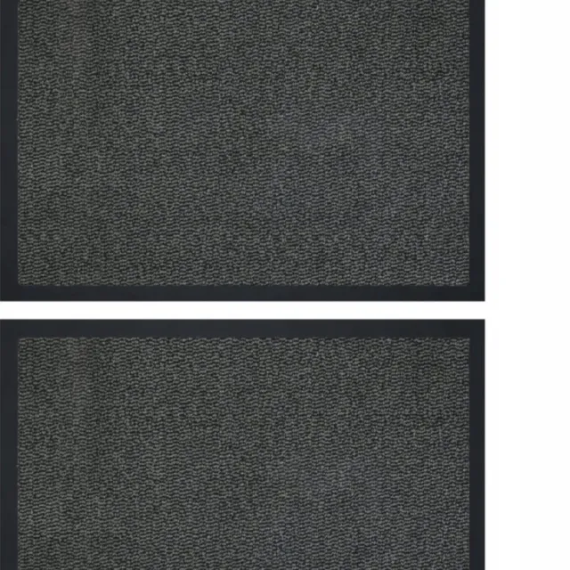 Floor Merkloos Deurmat voor buiten en binnen 40x60 cm - Antislip en duurzaam Grijs