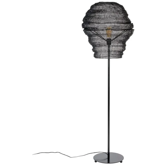 Housecraft Living Lena vloerlamp/ staande lamp Zwart