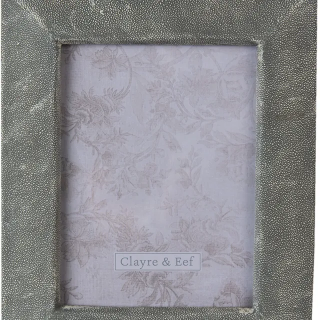 Clayre & Eef Fotolijst 15x20 cm Grijs Polyresin