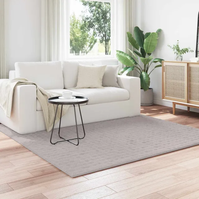 vidaXL Vloerkleden Vierkant SIROLO Zand 120 x 120 cm Polyester, foto 2