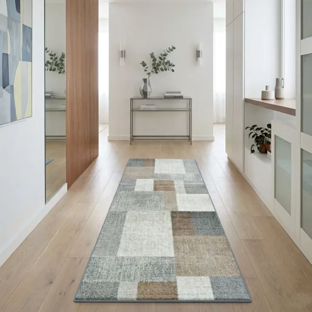 Floordirekt Tapijtloper Lucano - Op Maat - Modern - Antislip Woonvloerkleed - Bruin - 80 x 300 cm