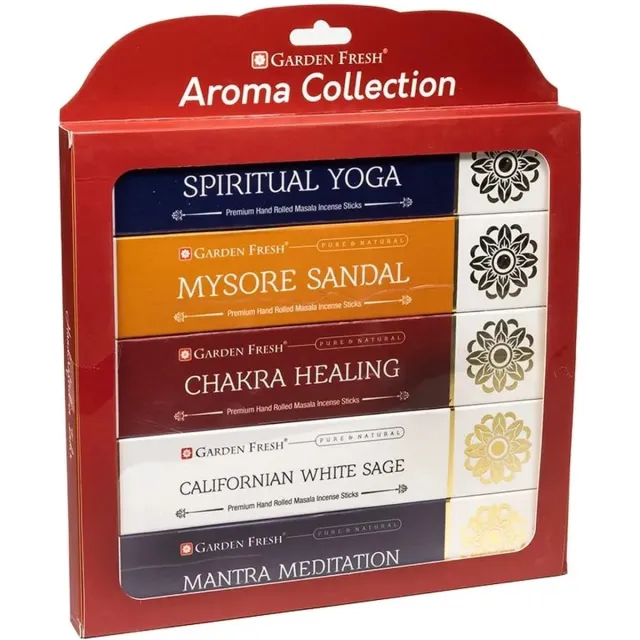 Yogi & Yogini Meditation Natuurlijke masala wierook cadeauset multi