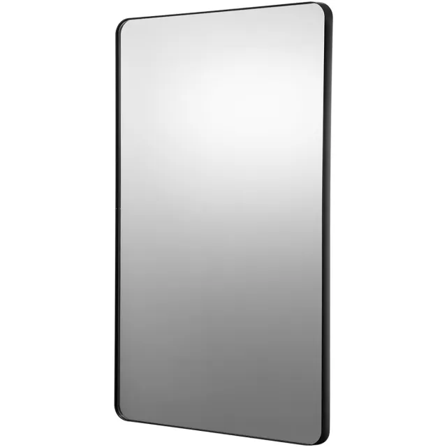 Vevor Rechthoekige Wandspiegel Make-Upspiegel 1016x762x25mm Badkamerspiegel Zwart