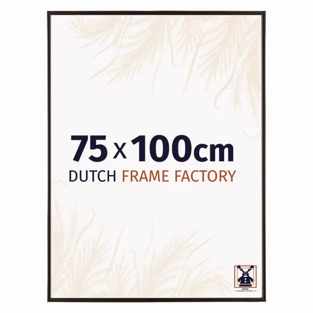Dutch Frame Factory Fotolijst 75x100 cm - Kunststof - Antraciet - Easy
