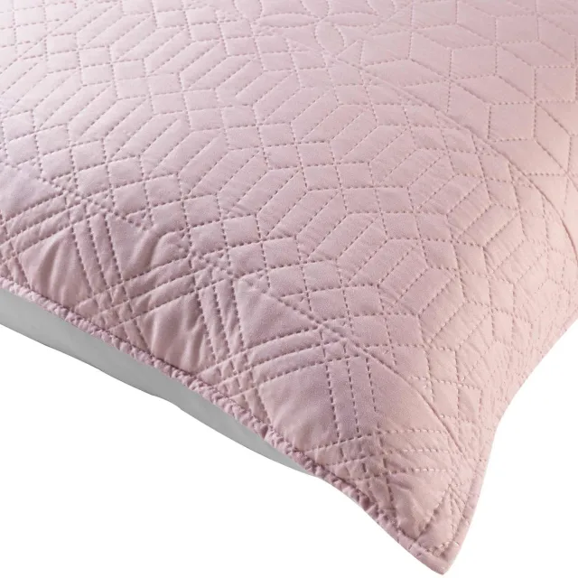 Douceur d intérieur Douceur d'intérieur - Kussenhoes 45 x 45 cm COTTAGE Roze