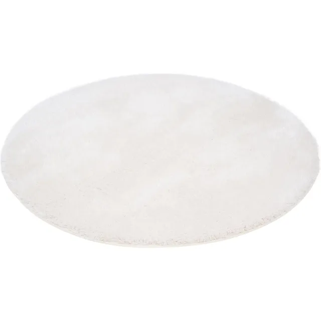 Snapstyle Hoogpolig vloerkleed Feeling Mix Round wit