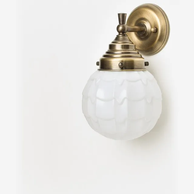 Coloured by Art Wandlamp Artichoke Royal Brons - Art Deco Trade