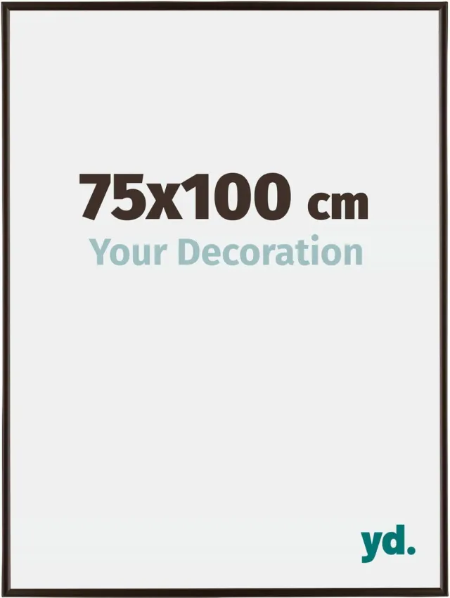 yd. Your Decoration - Fotolijst 75x100 cm - Kunststof - Antraciet - Evry