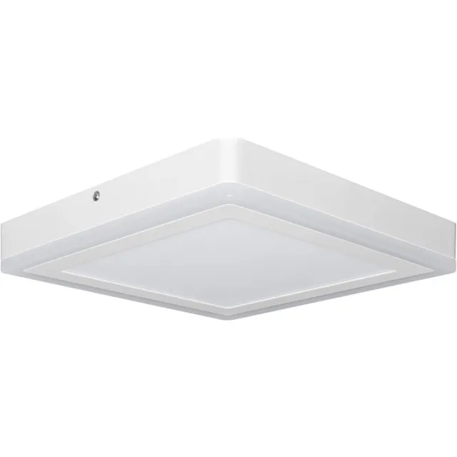 Osram LED wand- en plafondlamp, licht voor binnen, warm wit, zones individueel regelbaar via wandschakelaar, herinneringsfunctie, LED Click Square Square