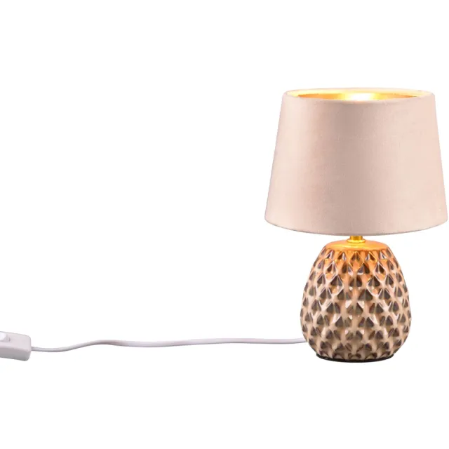 Reality ARIANA - Tafellamp - Beige - excl. 1x E14 4 W