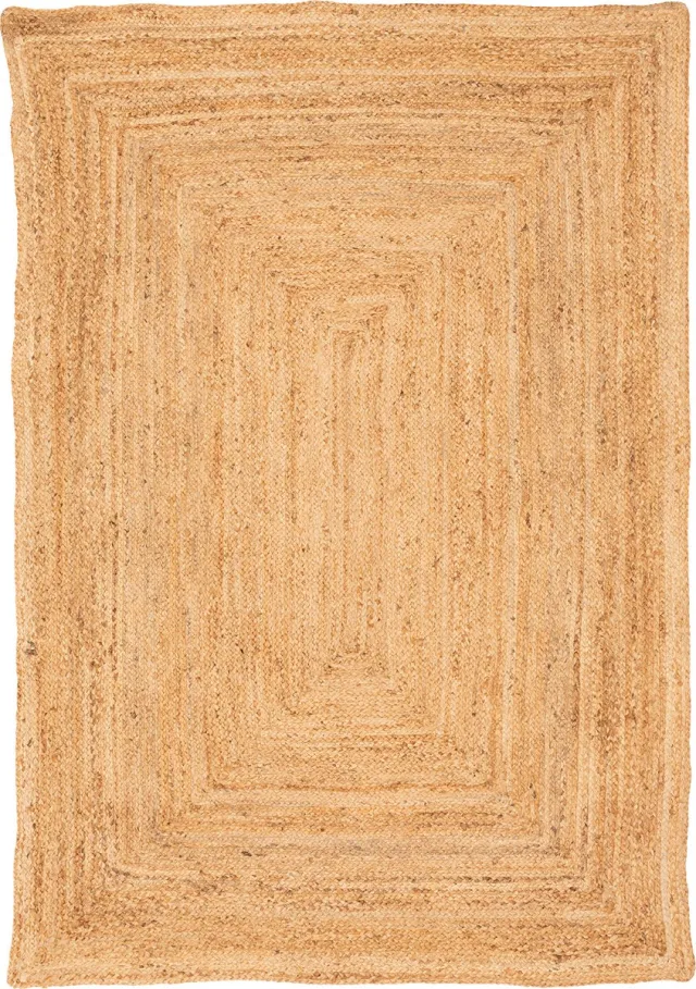 Pergamon Vloerkleed Natuurvezel Handgemaakt Jute Tapijt Nele Goud