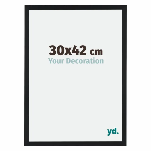 yd. Your Decoration - Fotolijst 30x42 cm - MDF - Zwart Mat - Catania