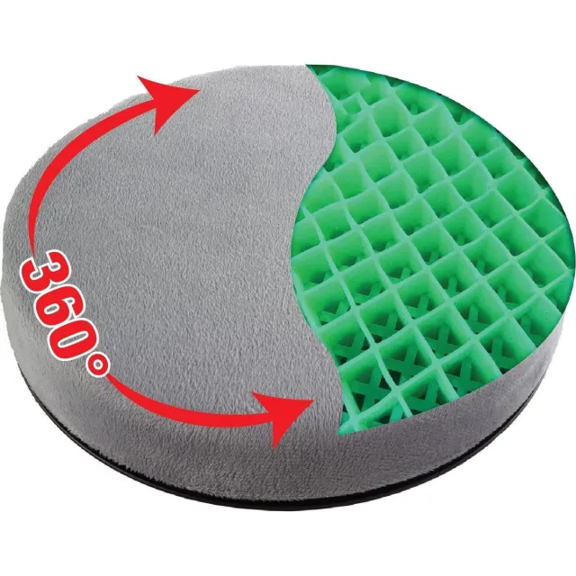 Konbanwa pillow Comfort 360 Cushion – Draaibaar ergonomisch gelkussen voor rug- en beenklachten - 40x5cm Groen