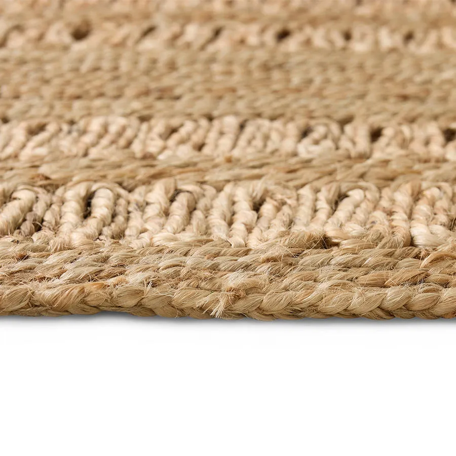 HKliving Soleil jute gangloper bruin, foto 3