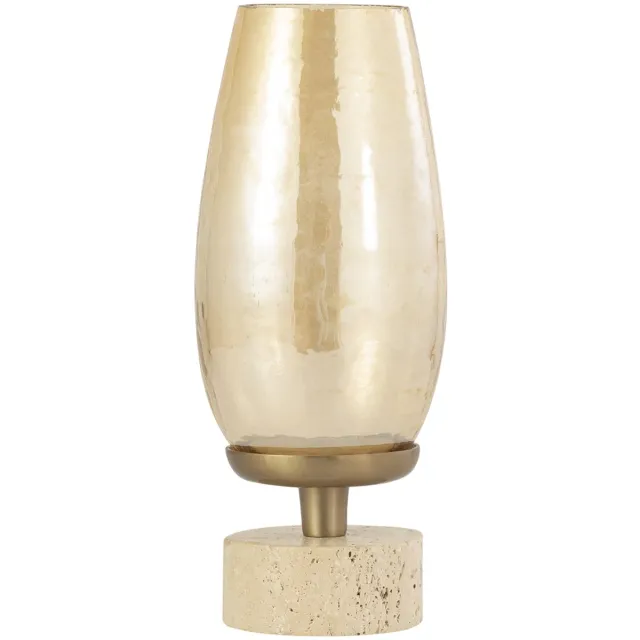 PTMD Windlicht Sajeth - Goud - 12.5x13x33cm