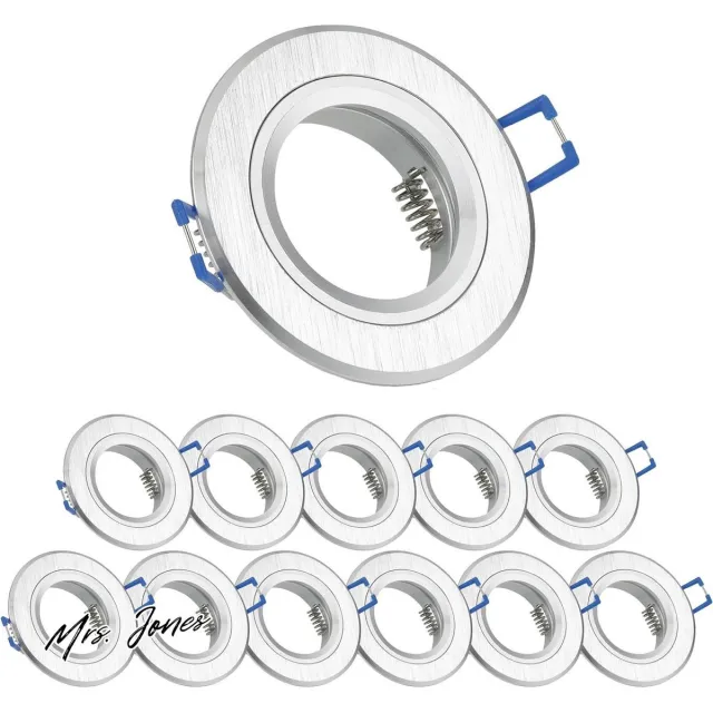 Mrs. Jones Sweet Inbouwspot Aluminium Zilver Draaibaar 68mm - Halogeen LED spots 230V - 12er . multi