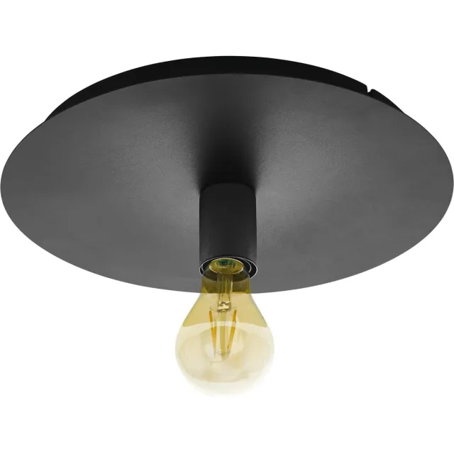 EGLO Passano 1 Plafondlamp - 1 lichts - Ø35 cm - E27 - Zwart