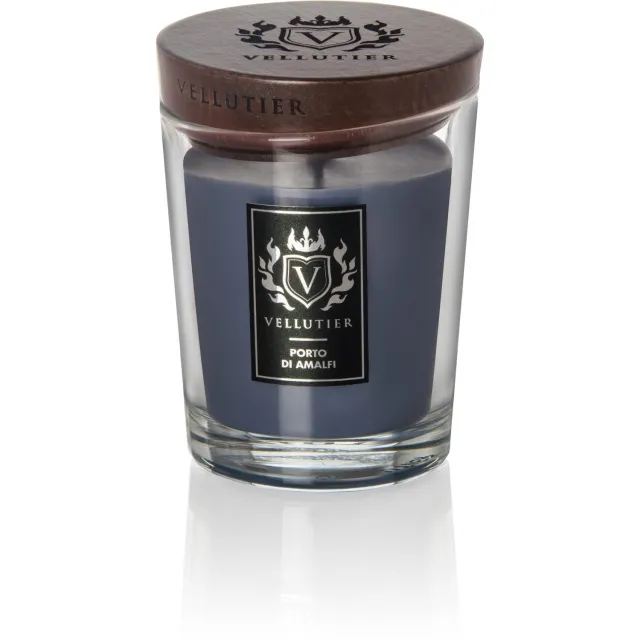 Vellutier Geurkaars Medium Porto di Amalfi - 12 cm / ø 9 cm Blauw