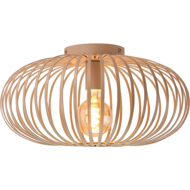 Chericoni Verlichting Chericoni Curvato Plafondlamp - 1-lichts - Ø40 cm - Zand - Metaal