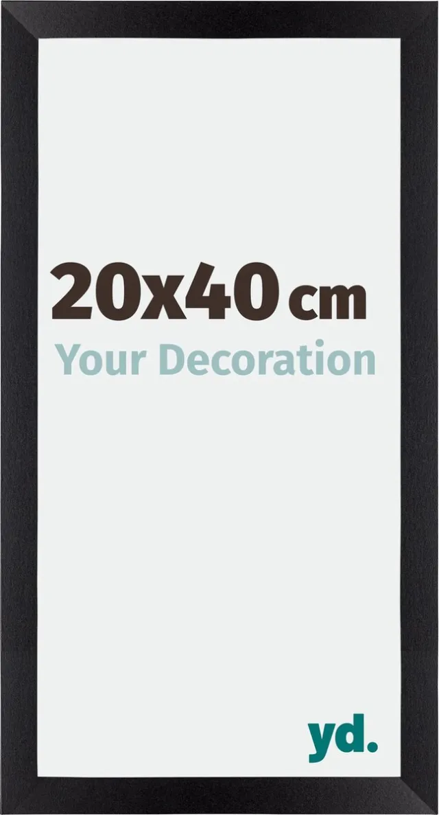 yd. Your Decoration - Fotolijst 20x40 cm - MDF - Zwart Mat - Mura