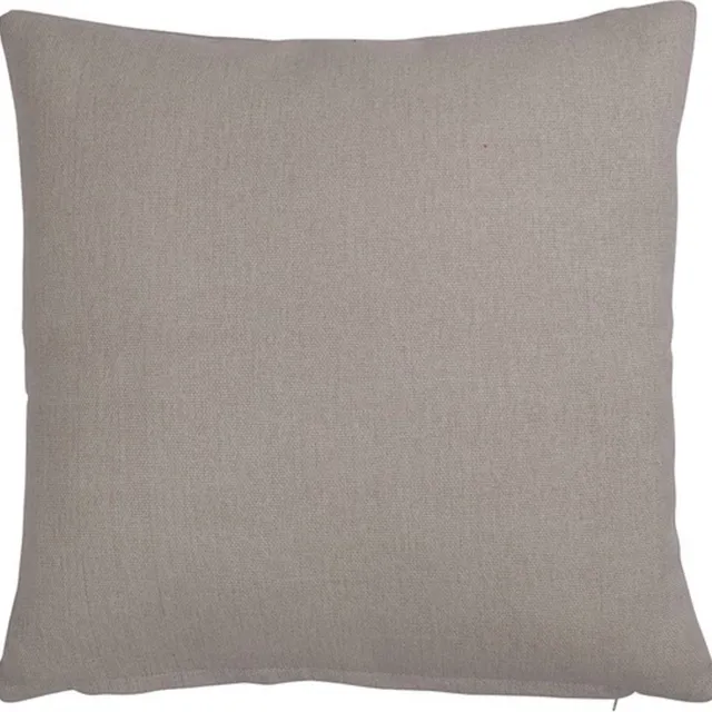 Linen & More Solid Canvas - sierkussen - 45 x 45 cm Grijs