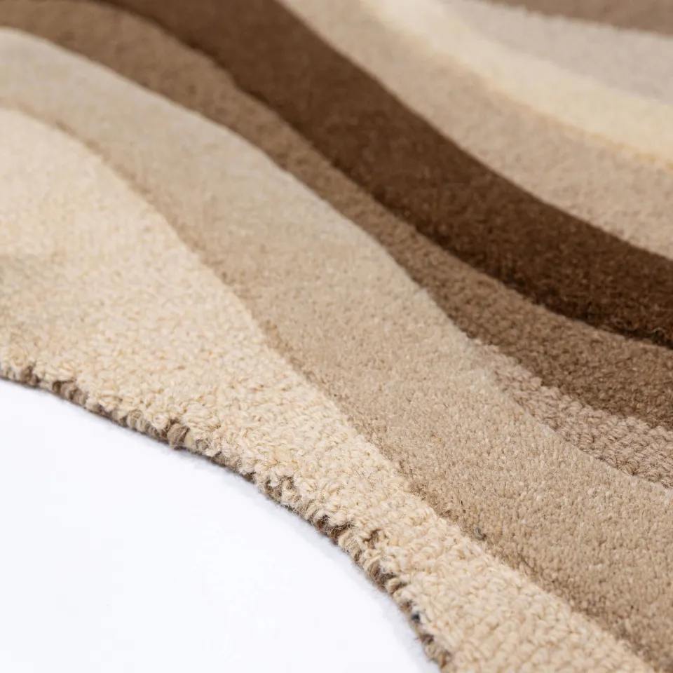 Flair Rugs Envy wollen vloerkleed bruin, foto 3