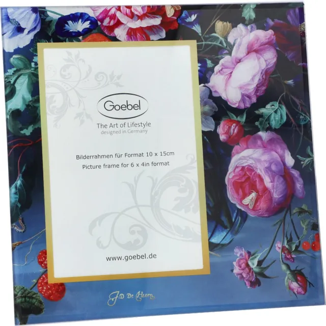 Goebel Jan Davidsz de Heem | Fotolijst Zomerbloemen | Glas - voor 10x15cm foto