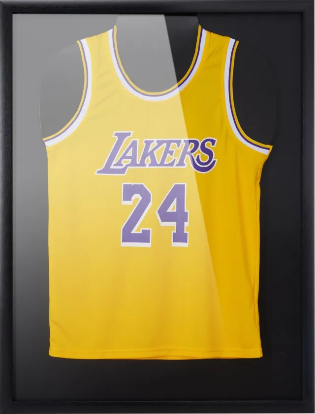 Acaza Wissellijst - Shirt inlijsten - 60x80 cm - Aluminium - Zwart - 3D fotolijst - Wissellijst Voetbalshirt - Voetbal - Basket - Wielershirt