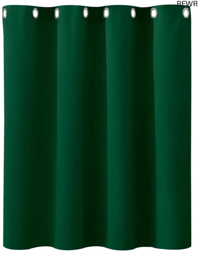 RFWR Verduisterende Gordijnen 80 x 100 cm - Isolerend en Geluiddempend - Ideaal voor Slaapkamer en Woonkamer - Donkergroen