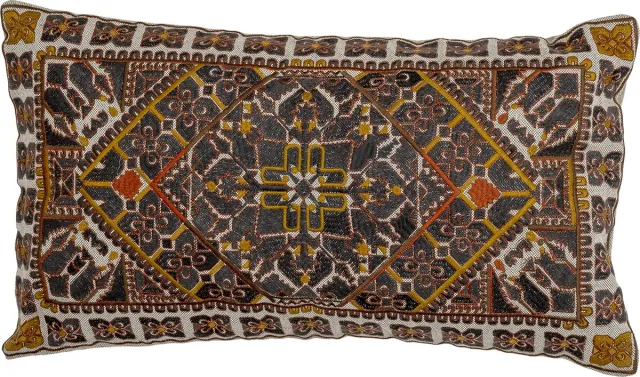 Bloomingville Emalie Cushion, Brown, Cotton Bruin