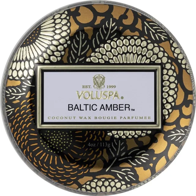 Voluspa Petite Decorative - Geurkaars - 115gr - Baltic Amber Multi