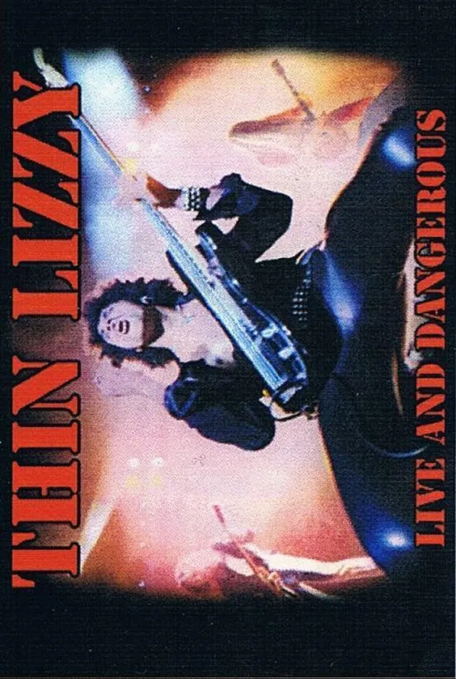 Razamataz Thin Lizzy - Live And Dangerous - Textiel postervlag Multi colour