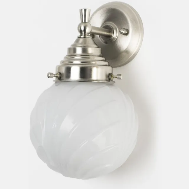 Coloured by Art Wandlamp Swingbulb Royal Matnikkel - Art Deco Trade