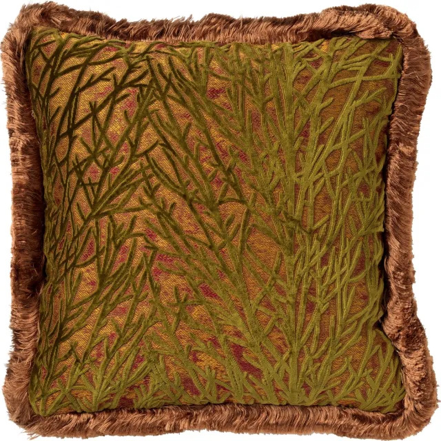 Hoii BRUCIE | sierkussen 45x45 cm | Calla Green | groen | Hoii | met duurzame kussenvulling Donkergroen