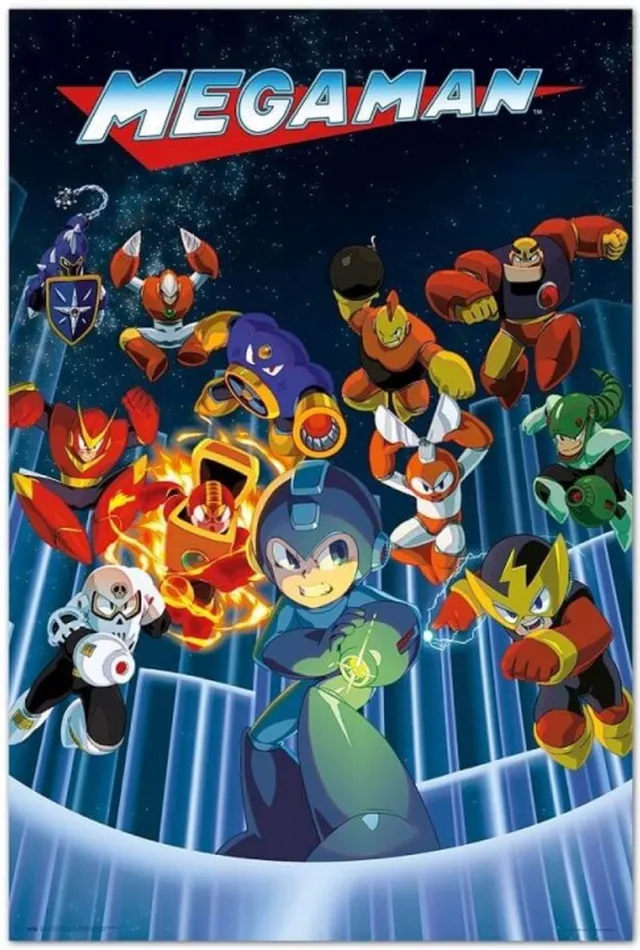 Posterpoint Mega Man poster - Robot - Game - computerspel - Japans - 61 x 91.5 cm. multicolor