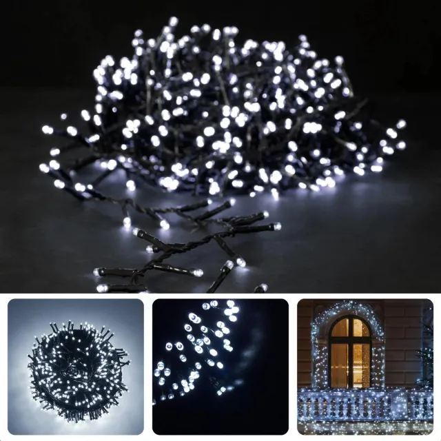 Cheqo LED Kerstverlichting - Kerstboomverlichting - Kerstlampjes - 240 LED's - 18 Meter - Waterdicht - Energiezuinig - Binnen en Buiten