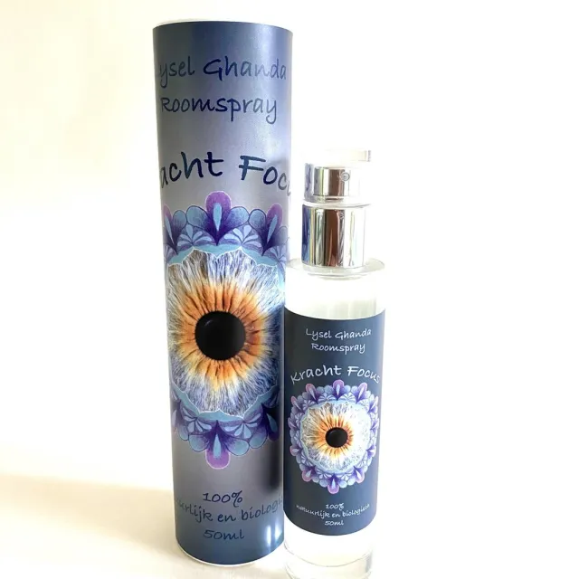 Lysel Ghanda Kracht Focus - Natuurlijke bio roomspray Blauw