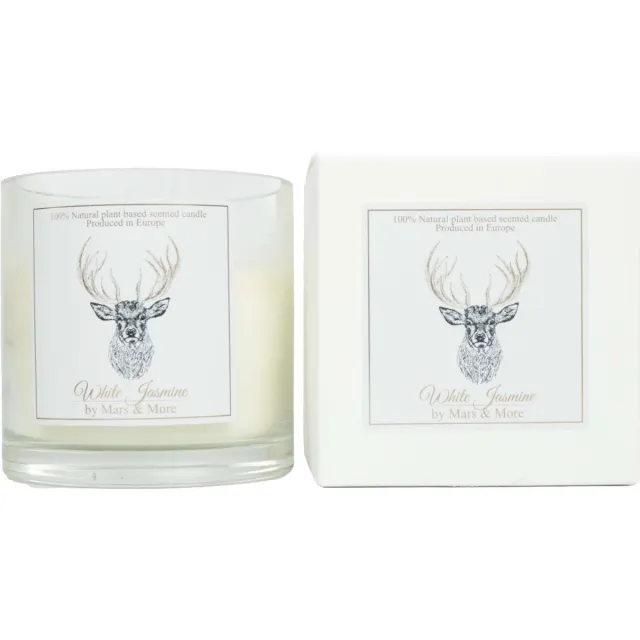 Mars & More geurkaars white jasmine h12 d12