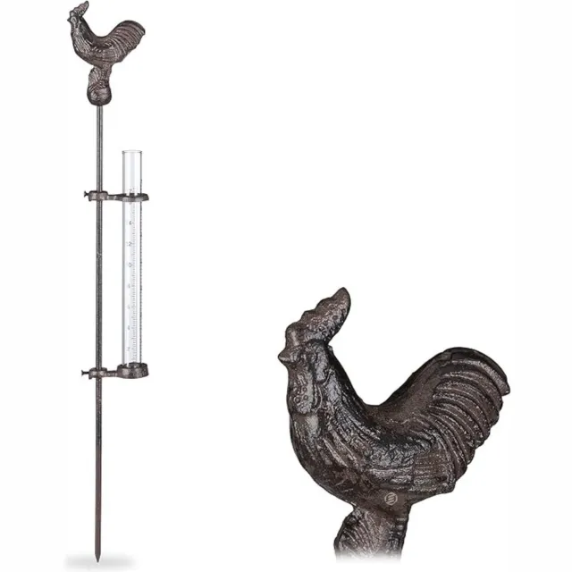 Equivera Regenmeter met Grondpen - Regenmeter - Regenmeter Tuin - Neerslagmeter - Outdoor - Voor tuin en gazon!