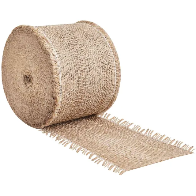 vidaXL Tuin - Jute - Net - 10 - cm - x - 5 - m - 180 - gsm - 100% - Tossa - Jute - Naturel