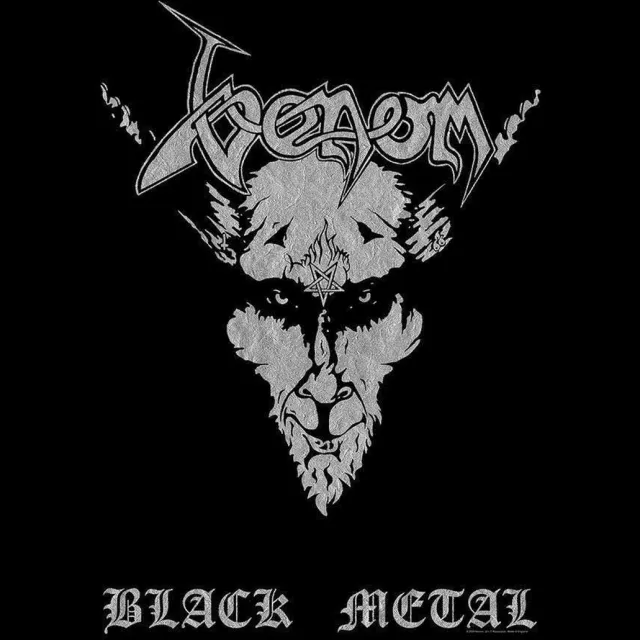 Razamataz Venom - Black Metal Textiel Poster - Zwart